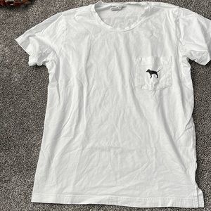 White PINK Nation tee